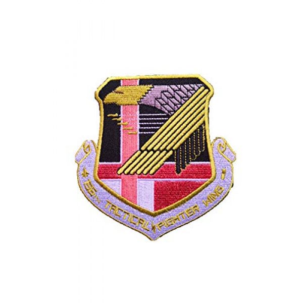 Generic Airsoft Morale Patch 1 Ace Combat 'Yellow Squadron' Military morale Patch Fabric Embroidered Badges Patch Tactical Stickers for Clothes with Hook & Loop