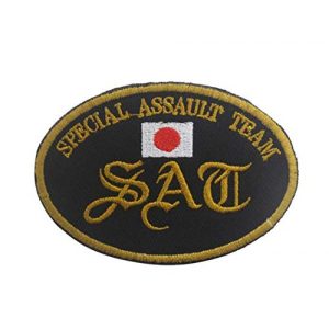 Tactical Embroidery Patch Airsoft Morale Patch 1 Japan Special Assault Team Embroidery Patch Military Tactical Morale Patch Badges Emblem Applique Hook Patches for Clothes Backpack Accessories
