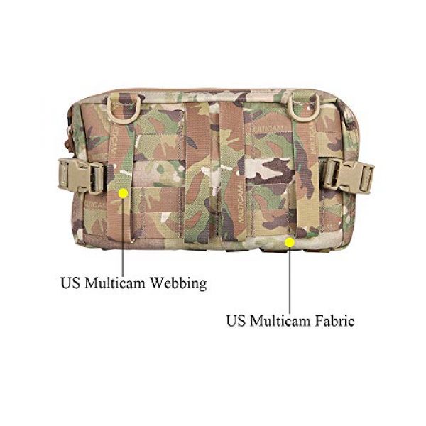 EMERSONGEAR Tactical Pouch 3 EMERSONGEAR Molle Admin Pouch,Tactical Durable and Portable EDC Tool PouchMilitary Nylon Holder Modular Utility Organizer Bag Ideal for Every Day Carry, Travels, Outdoor Activities