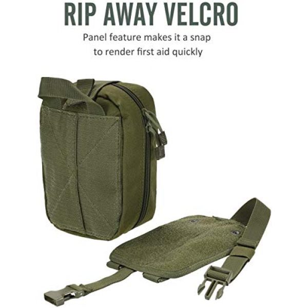 ACOMOO Tactical Pouch 3 ACOMOO Outdoor Tactics MOLLE Rip-Away Medical Emergency Rescue Bag Outdoor Medical Bag Climbing Climbing