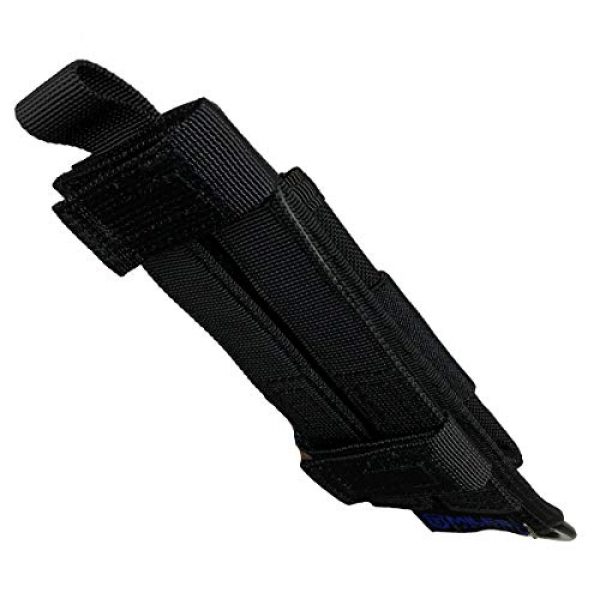 Miles Tactical Tactical Pouch 4 Miles Tactical ASP Molle Baton Holder Pouch fits Expandable Batons and Flashlights