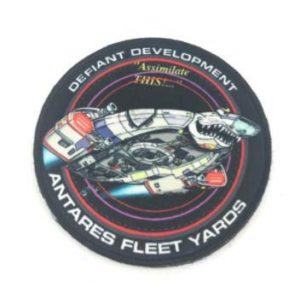 Tactical Embroidery Patch Airsoft Morale Patch 1 S-Tar Trek: Deep Space Nine Defiant Development Tactical Embroidery Patch Hook & Loop Morale Patch Military Patch for Clothing Accessory Backpack Armband
