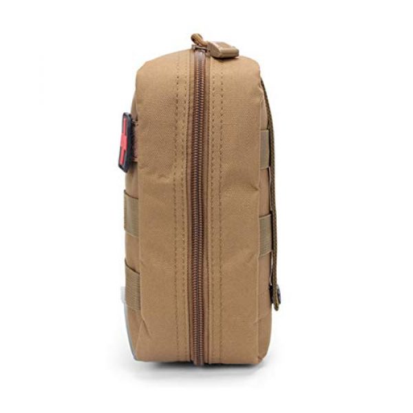 Military Ba Tactical Pouch 4 Military Ba EMT Pouch MOLLE Ifak Pouch Tactical MOLLE First Aid Kit Utility Pouch-64.38.3 Army Green