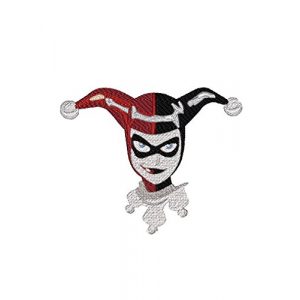 Dawson Design Airsoft Morale Patch 2 Patch Craft - Old School Harley Quinn - (4.8" x 6.0" Round Patch Iron On)