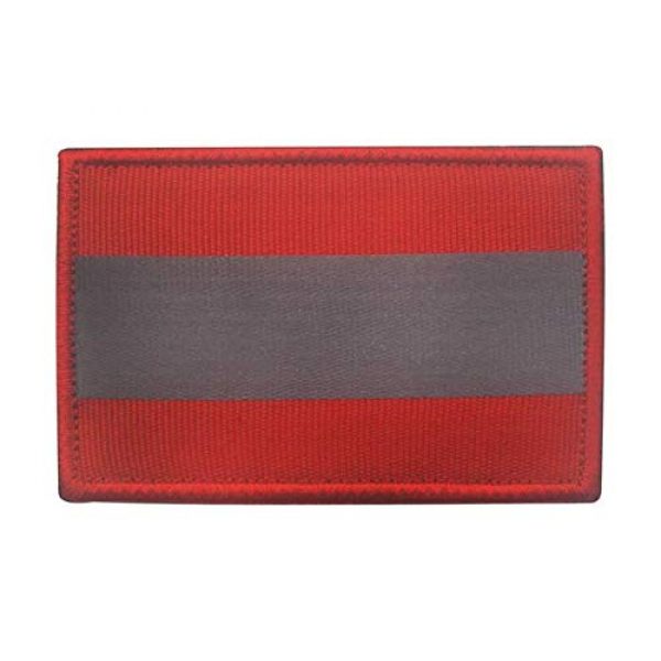 Tactical Embroidery Patch Airsoft Morale Patch 4 Reflective Russian Alfa FSB Safety Tactical Embroidery Patch Hook & Loop Morale Patch Military Patch for Clothing Accessory Backpack Armband (6pcs)