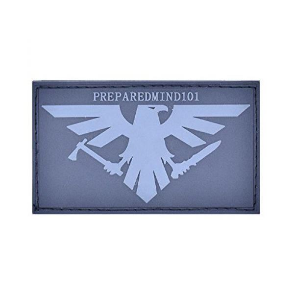 BASTION Airsoft Morale Patch 1 Bastion Tactical Combat Badge PVC Morale Patch Hook and Loop Patch - Prepared Mind 101