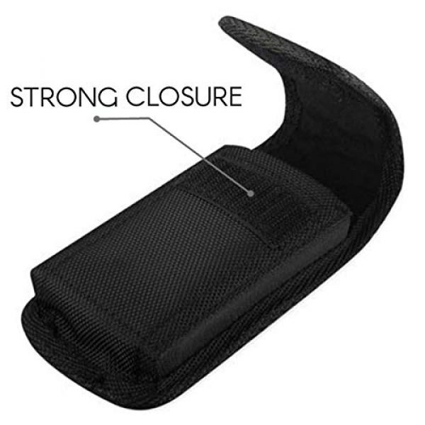 AGOZ Tactical Pouch 2 AGOZ Military Grade Belt Clip Pouch Case Holster Compatible with Car Key Remote FOB, Inhaler, Pepper Spray, Mace, Narcan, Small Blade Knife, Small Hand Sanitizer 4.3"x2.2"x1"