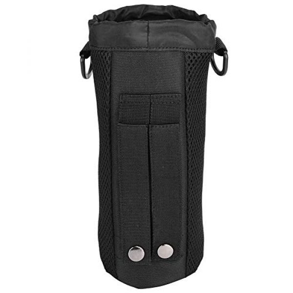 Alomejor Tactical Pouch 4 Alomejor Water Bottle Pouch Sport Water Bottle Kettle Bag with Adjustable Shoulder Strap for Camping Hiking Running