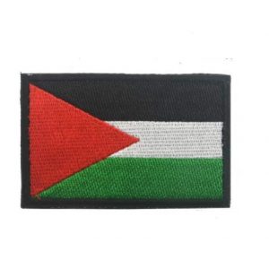 Tactical Embroidery Patch Airsoft Morale Patch 1 Palestinian Flag Embroidery Patch Military Tactical Morale Patch Badges Emblem Applique Hook Patches for Clothes Backpack Accessories