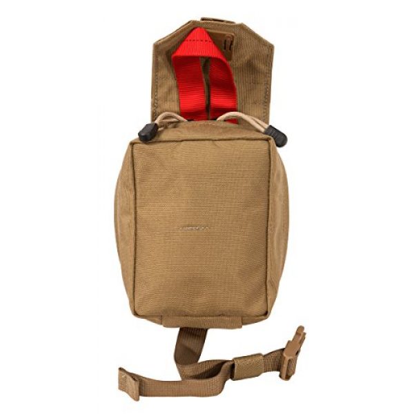 Elite Survival Systems Tactical Pouch 2 Elite Survival Systems ELSME212-T Molle Quick-Detach Medical Pouch, Coyote Tan