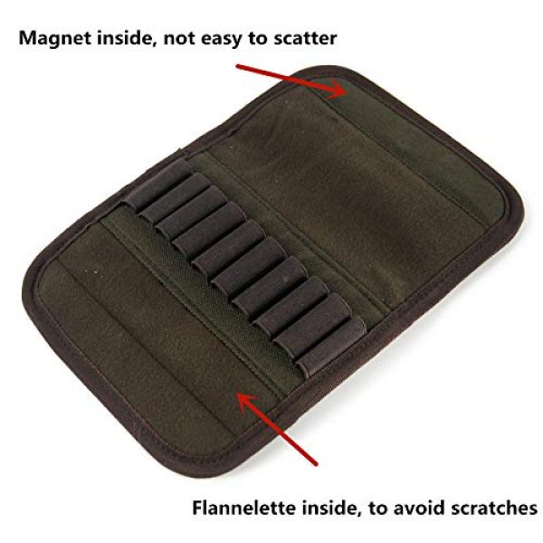 GUGULUZA Tactical Pouch 2 GUGULUZA MOLLE Rifle Ammo Bag 6 Rounds 12/16ga Tactical Shotshell Pouch Holder Foldable Shotgun Reload Ammo Mag Bag Cartridge Carrier Case(6 Rounds)