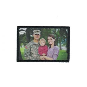 Bull Shoals Embroidery Airsoft Morale Patch 1 Design Your Own Custom 2 by 3 Inch Morale Photo Patch with Velcro Brand Fastener