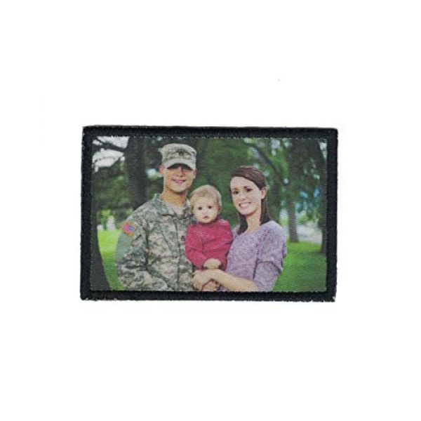 Bull Shoals Embroidery Airsoft Morale Patch 1 Design Your Own Custom 2 by 3 Inch Morale Photo Patch with Velcro Brand Fastener