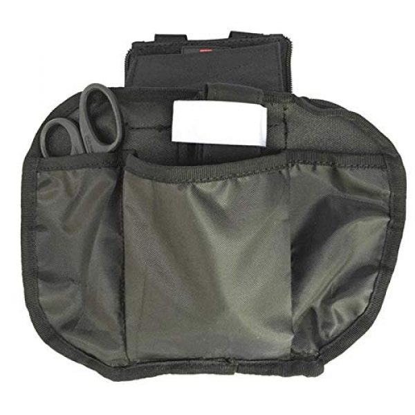 LGL Tactical Pouch 5 Tactical Sling Bag Tactical Pouches - Compact Tactical EMT Pouch MOLLE Emergency Military Medical Utility Bag for First Aid Kits Outdoor Survival Hunting Medic Bag Tool Pouch Bag Mini Utility Pouch