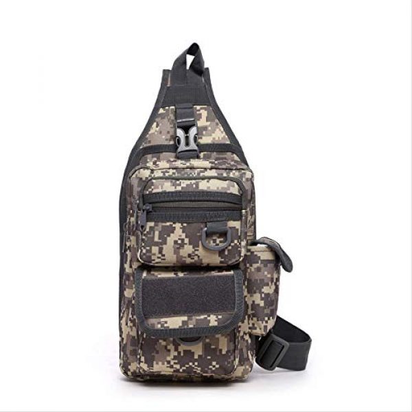 VJRQM Tactical Backpack 4 VJRQM Large-Capacity Travel Shoulder Bag Freelander Side Backpack Tactical Camouflage Chest Bag Cycling Mountaineering Shoulder Bag