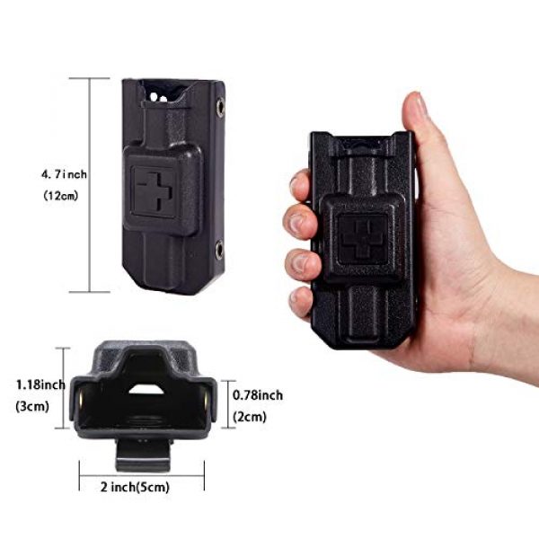 Evanno Tactical Pouch 2 Evanno Tourniquet Holder, TQ Case for CAT Combat Application Tourniquets Gen 7 | Tourniquet Holster TQ Holder for Duty BeltFits Molle Equipment, Police Gear (Tourniquet Not Included)