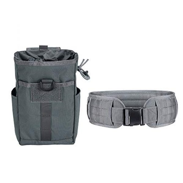 EXCELLENT ELITE SPANKER Tactical Pouch 1 Molle Dump Pouch Drawstring Magazine Medium Size Military Waist Belt