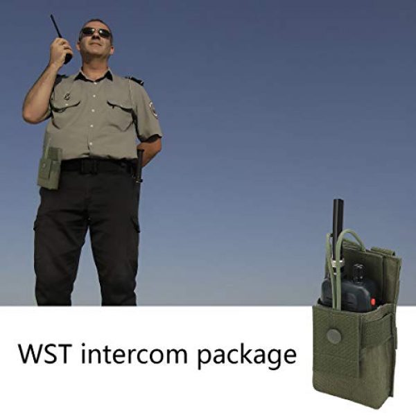 Aoutacc Tactical Pouch 6 Aoutacc Tactical Molle Short Radio Pouch, Nylon Molle Tactical Radio Holster Holder Case for BaoFeng UV-5R UV82 Motorola XTS2500 XTS5000
