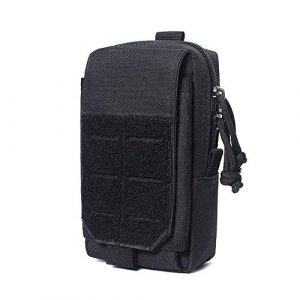 XYAM Tactical Pouch 1 XYAM Tactical Molle Pouch Military Waist Bag Outdoor Men Tool Bag Vest Pack Purse Mobile Phone Case Hunting Compact Bag(Black)