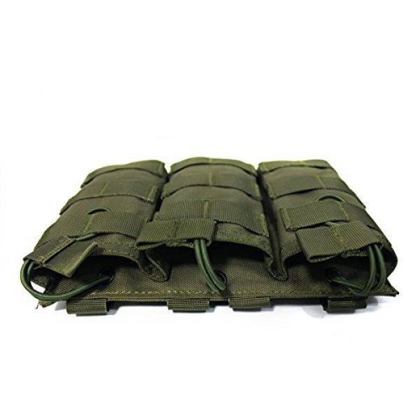 WYNEX Tactical Pouch 5 WYNEX M4 M16 AR-15 Type Magazine Pouch Triple Mag Holder Open-Top Military Airsoft CS Game