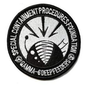 Tactical Embroidery Patch Airsoft Morale Patch 1 Gamma-6 Deep Feeders" Mobile Task Forces Special Containment Procedures Foundation SCP Tactical Embroidery Patch Hook & Loop Morale Patch Military Patch for Clothing Accessory Backpack Armband