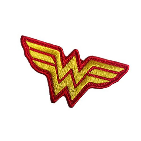Embroidery Patch Airsoft Morale Patch 3 DC Comics Wonder Woman Superhero Military Hook Loop Tactics Morale Embroidered Patch