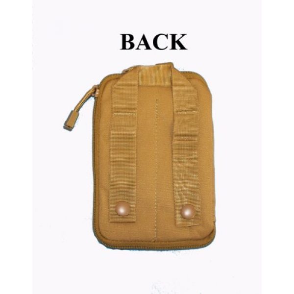 Generic Tactical Pouch 3 Molle BDU WALLET POUCH--TAN