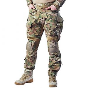 IDOGEAR Tactical Pant 1 IDOGEAR G3 Combat Pants Multicam Men Pants with Knee Pads Airsoft Hunting Military Paintball Tactical Camo Trousers