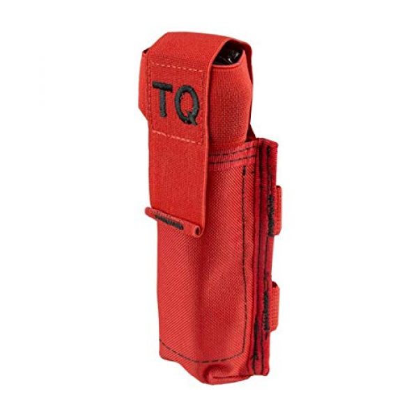 NcSTAR Tactical Pouch 3 NcSTAR CVTQ3020R Vism Molle Tourniquet with Elastic Flap/Red