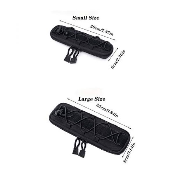 LGL Tactical Pouch 2 Tactical Sling Bag Tactical Pouches - Military Molle Pouch Tactical Knife Pouches Small Waist Bags EDC Tool Hunting Bags Flashlight Holder Case Airsoft Knives Holster Tool Pouch Bag Mini Utility Pouch
