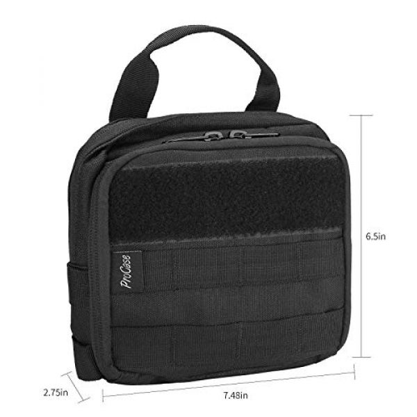 ProCase Tactical Pouch 7 ProCase Tactical Admin Pouch Versatile Molle Admin Pouch EDC Carry Bag Multi-Purpose Tool Holder Bundle with Compact EDC Military Admin Utility Gadget Waist Bag