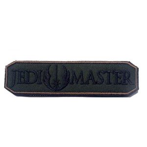 Tactical Embroidery Patch Airsoft Morale Patch 1 Star Wars Jedi Master Tactical Embroider Hook & Loop Morale Patch Military Patch for Clothing Accessory Backpack Armband (color7)
