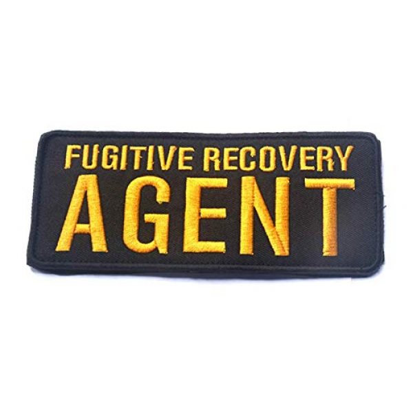 Embroidered Patch Airsoft Morale Patch 1 Fugitive Recovery Agent 3D Tactical Patch Military Embroidered Morale Tags Badge Embroidered Patch DIY Applique Shoulder Patch Embroidery Gift Patch