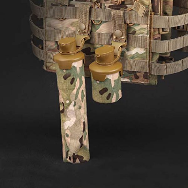 Aoutacc Tactical Pouch 4 Aoutacc Tactical Molle BBS Storage Pouch, Foldable Airsoft Belt Pouch Bag Case for Hunting Slingshot Balls Pellets Airsoft BBS Bag