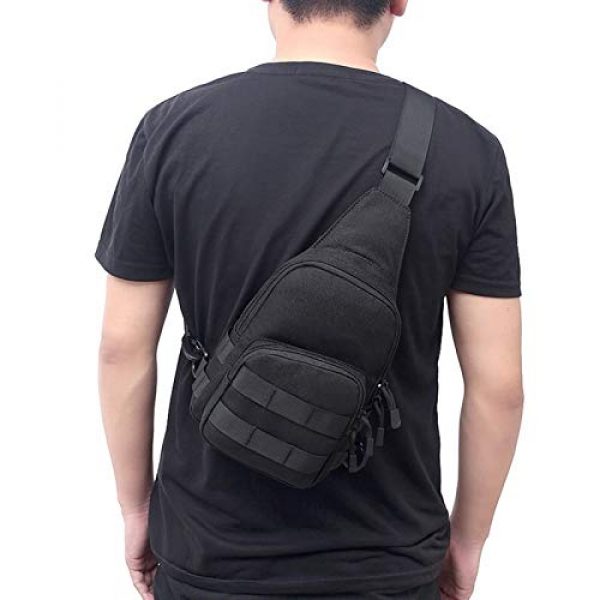 LGL Tactical Pouch 3 LGL Tactical Sling Bag Running Waist Packs - Outdoor Waterproof Tactical Sports Bag Waist Bag Utility Magazine Pouch Riding Pockets Cross Body Bags Hunting Bags Tool Pouch Bag Mini Utility Pouch