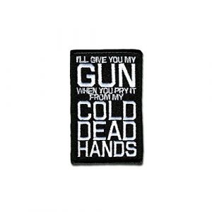 BASTION Airsoft Morale Patch 1 BASTION Morale Patches (Cold Dead Hands, BNW) | 3D Embroidered Patches with Hook & Loop Fastener Backing | Well-Made Clean Stitching | Military Patches Ideal for Tactical Bag, Hats & Vest