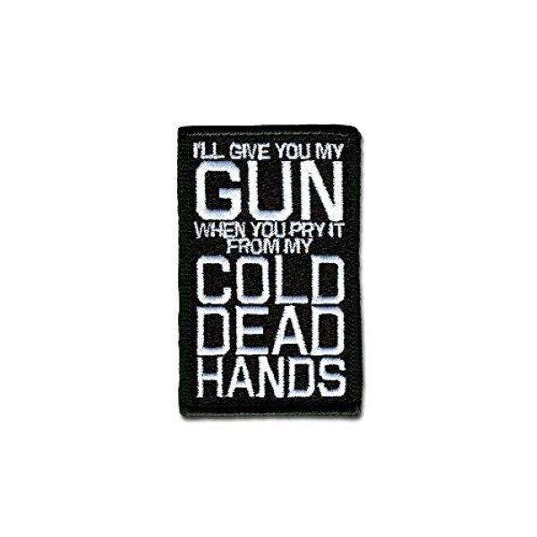 BASTION Airsoft Morale Patch 1 BASTION Morale Patches (Cold Dead Hands, BNW) | 3D Embroidered Patches with Hook & Loop Fastener Backing | Well-Made Clean Stitching | Military Patches Ideal for Tactical Bag, Hats & Vest