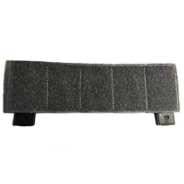 Empire Tactical USA Airsoft Morale Patch 1 10.5x3" Tactical Military (Hook/Loop) Modular Badge Morale Patch Panel Wolf Grey