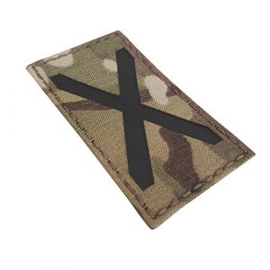Tactical Freaky Airsoft Morale Patch 1 Multicam Infrared IR Alabama Flag Scotland 3.5x2 IFF Tactical Morale Fastener Patch