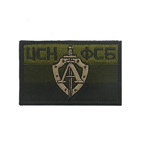 ALIPLUS Airsoft Morale Patch 1 Soviet Russian Ak 47 Tactical Patch Kalashnikov Shell Rifle Gun Assault Army Battle Patch Funny Russia Girl With Ak-47 Military Morale Embroidered Patches Badge (FSB)