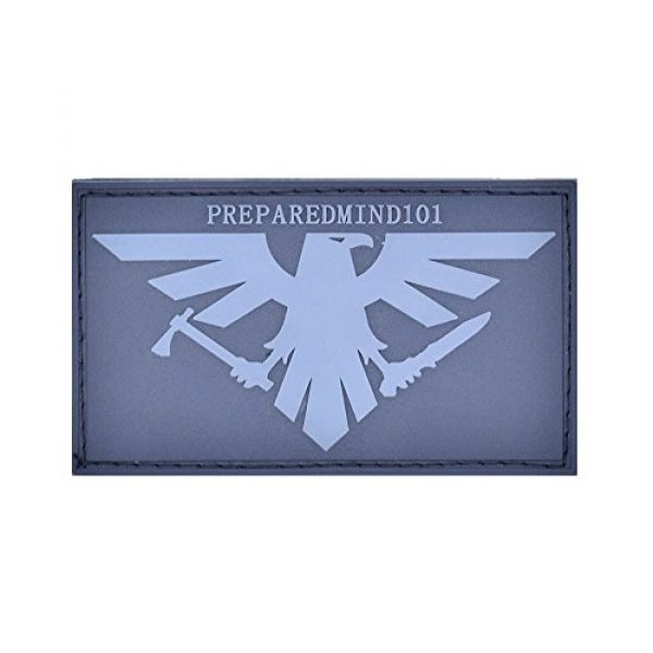 BASTION Airsoft Morale Patch 2 Bastion Tactical Combat Badge PVC Morale Patch Hook and Loop Patch - Prepared Mind 101
