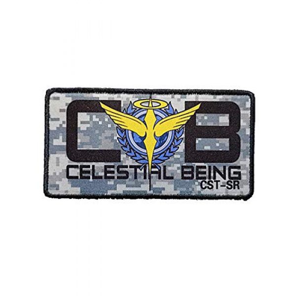 Fine Print Patch Airsoft Morale Patch 1 Mobile Suit Gundam Celestial Being Patch Military Hook Tactics Morale Patch