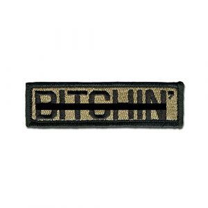 BASTION Airsoft Morale Patch 1 BASTION Morale Patches (Bitchin', ACU) | 3D Embroidered Patches with Hook & Loop Fastener Backing | Well-Made Clean Stitching | Military Patches Ideal for Tactical Bag, Hats & Vest
