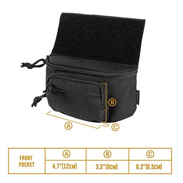 OneTigris Tactical Pouch 5 OneTigris PLUS1 Dump Pouch Tactical Drop Add-on Pack for Airsoft