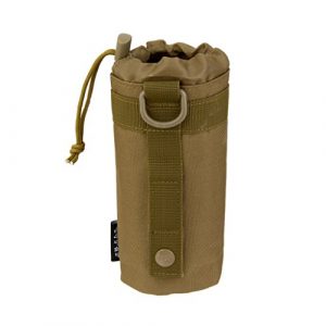 Generic Tactical Pouch 1 Outdoor Tactical Molle System Water Bottle Holder Bag - Tan