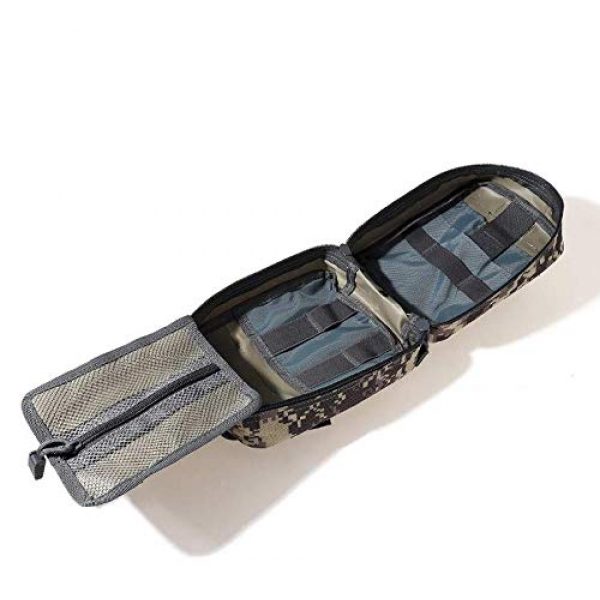 ABCAMO Tactical Pouch 5 ABCAMO Outdoor Multifunctional Molle Medical EDC Tools Bag Medical First Aid Pouch