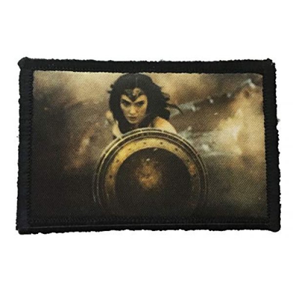 RedheadedTshirts Airsoft Morale Patch 1 Movie Poster Wonder Woman Morale Patch. Perfect for Your Tactical Military Army Gear, Backpack, Operator Baseball Cap, Plate Carrier or Vest. 2x3" Hook and Loop Patch. Made in The USA
