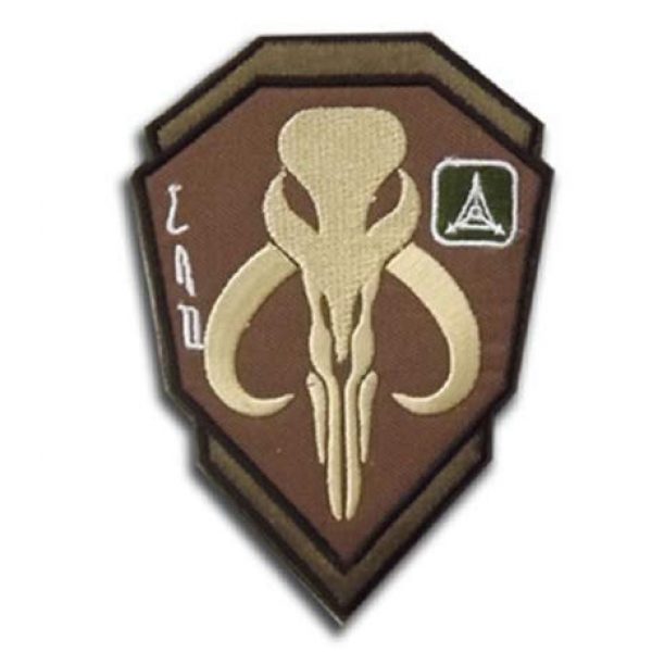 Embroidered Patch Airsoft Morale Patch 2 2pc Mandalorian Skull Star Wars Boba Fetter 3D Tactical Patch Military Embroidered Morale Tags Badge Embroidered Patch DIY Applique Shoulder Patch Embroidery Gift Patch