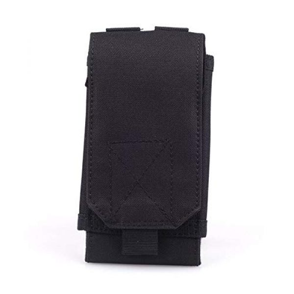 KEANER Tactical Pouch 4 KEANER Lovely Gift Tactical Military Pouch Army Waist Universal Climbing Holster Mobile Phone Belt Pouch Case Cover(Black)