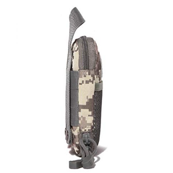 Azarxis Tactical Pouch 5 Azarxis Tactical Molle Pouch EDC Utility Gadget Outdoor Waist Bag with Phone Holder Holster for Men Women